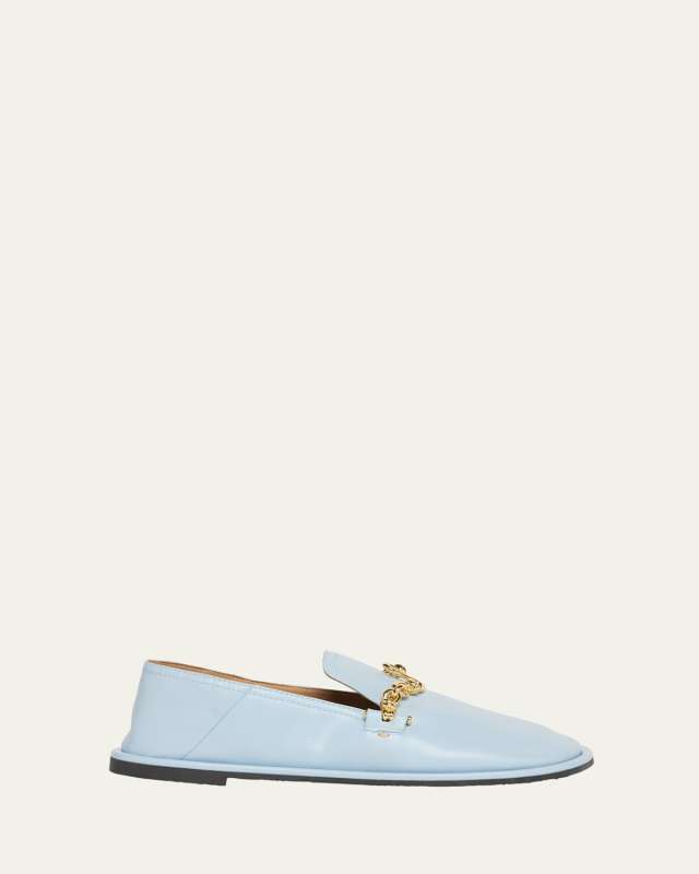 Ryder Vegan Leather Chain Loafers